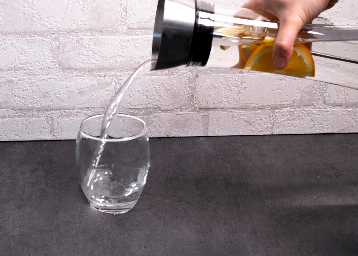 alpina Karaffe transparent Karaffe_mit_Spieß - transparent (9,70/9,70/34,50cm) - Alpina
