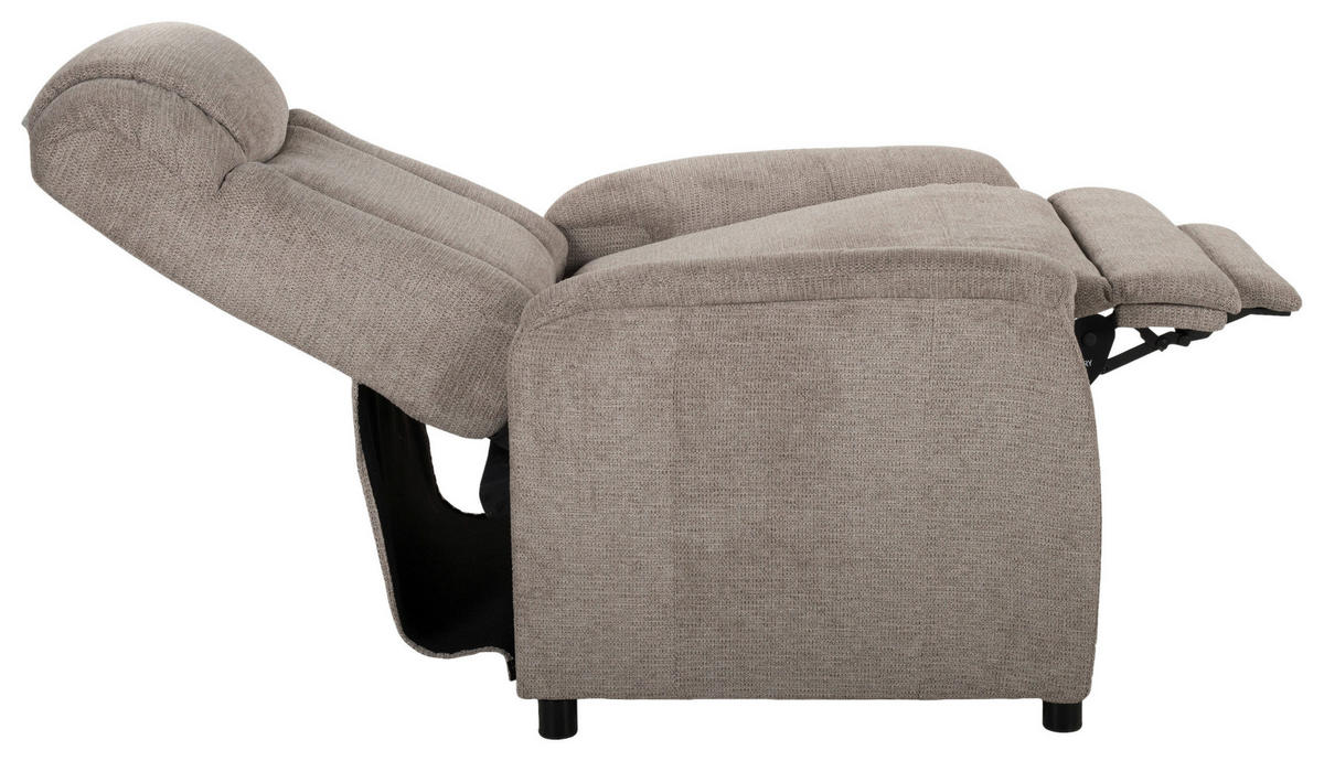 TV-Sessel Delta taupe Webstoff B/H/T: ca. 77x107x91 cm Delta - taupe (77,00/107,00/91,00cm)