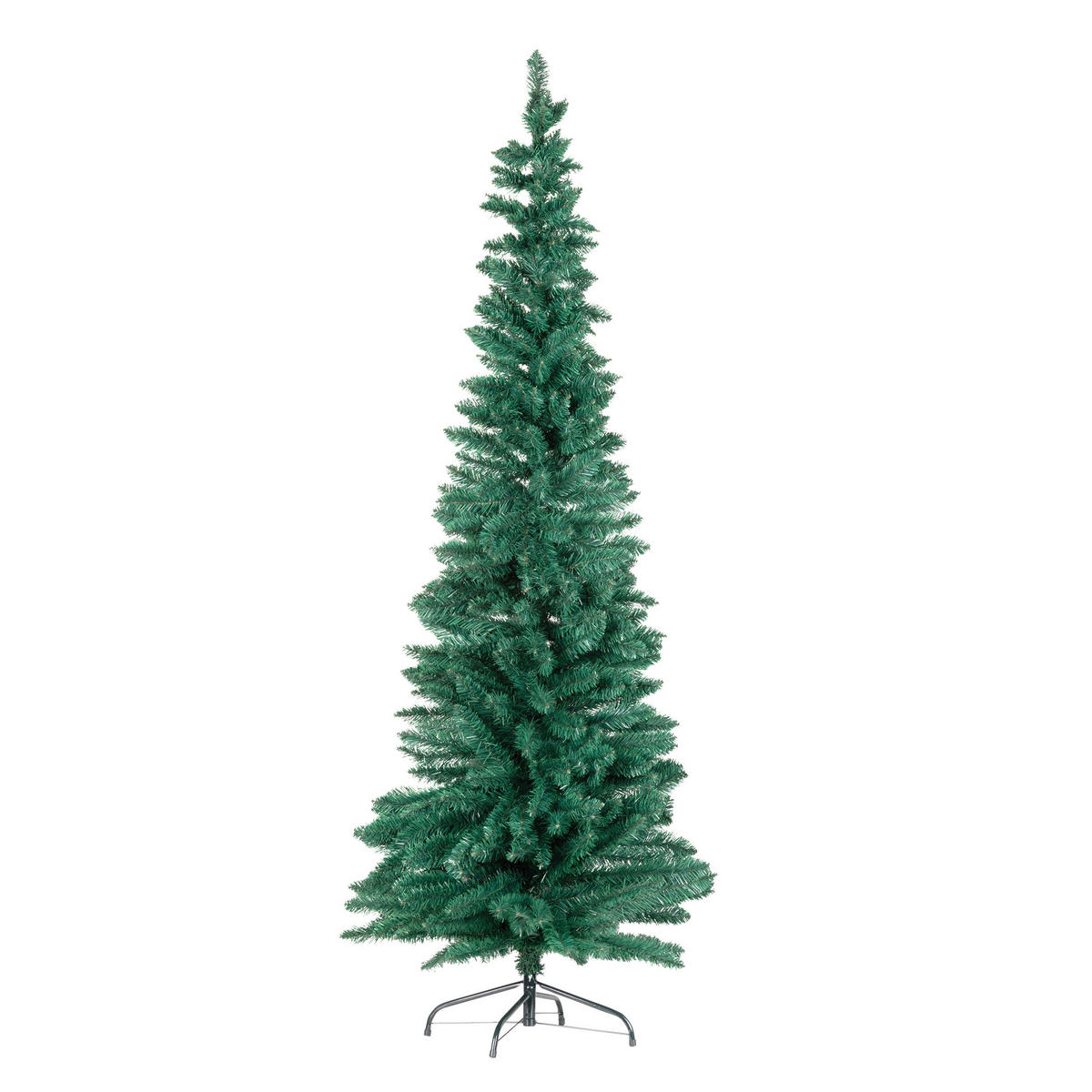 Weihnachtsbaum grün PVC H/D: ca. 180x65 cm Weihnachtsbaum_schmal 180cm - grün (65,00/180,00cm)