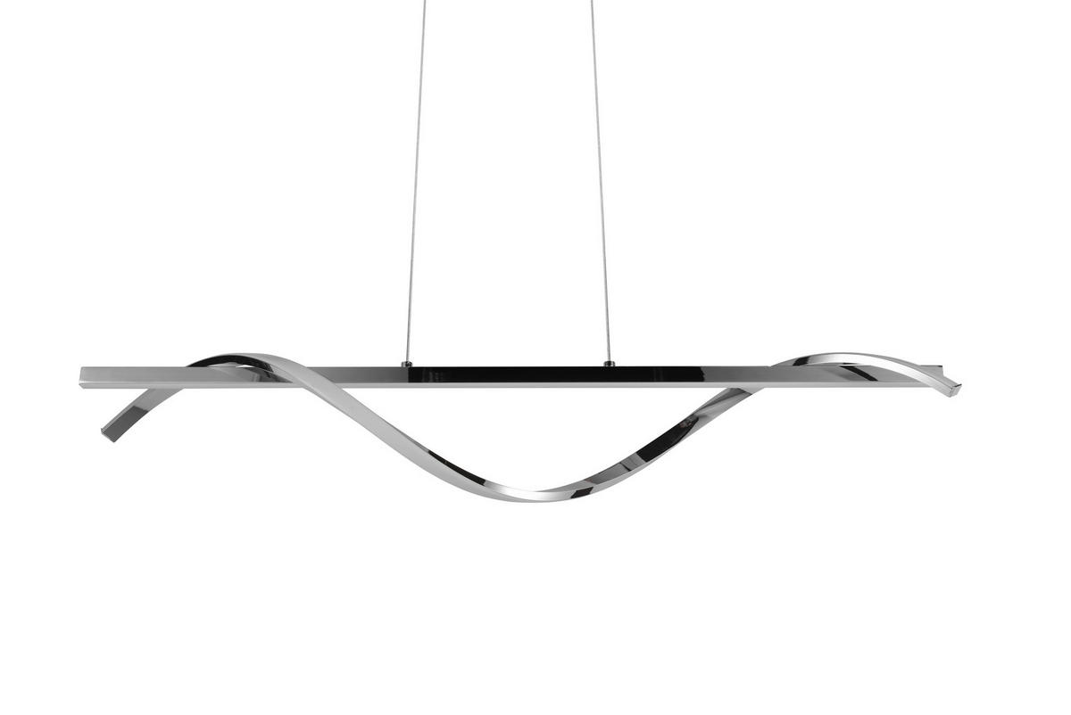 Reality LED-Pendelleuchte R32201106 Isabel Chrom Metall B/H/T: ca. 100x150x18 cm 1.0 Brennstellen Isabel - Chrom (100,00/150,00/18,00cm) - Reality