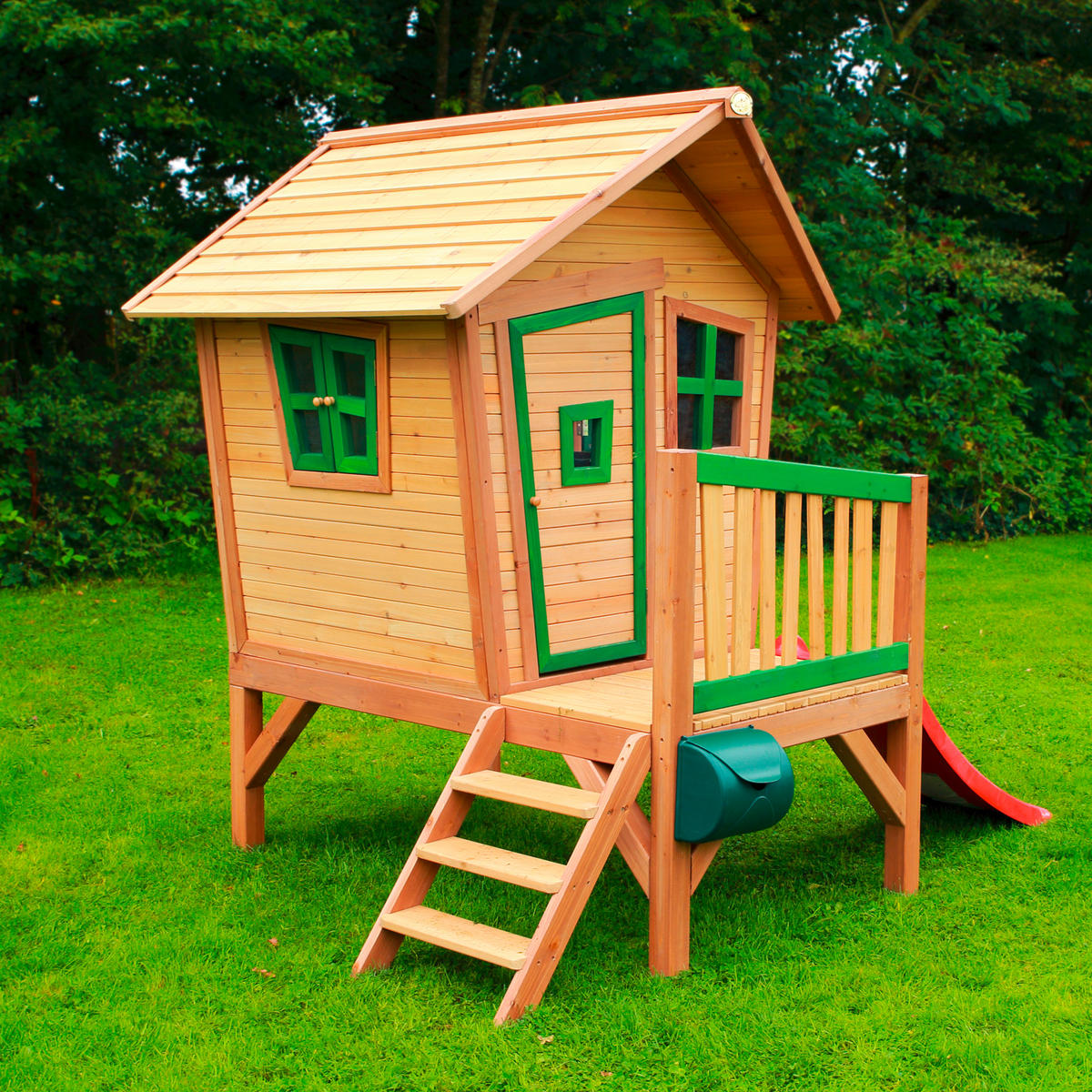 AXI Spielhaus Robin multicolor B/H/T: ca. 264x203x177 cm Robin - multicolor (264,00/203,00/177,00cm) - AXI