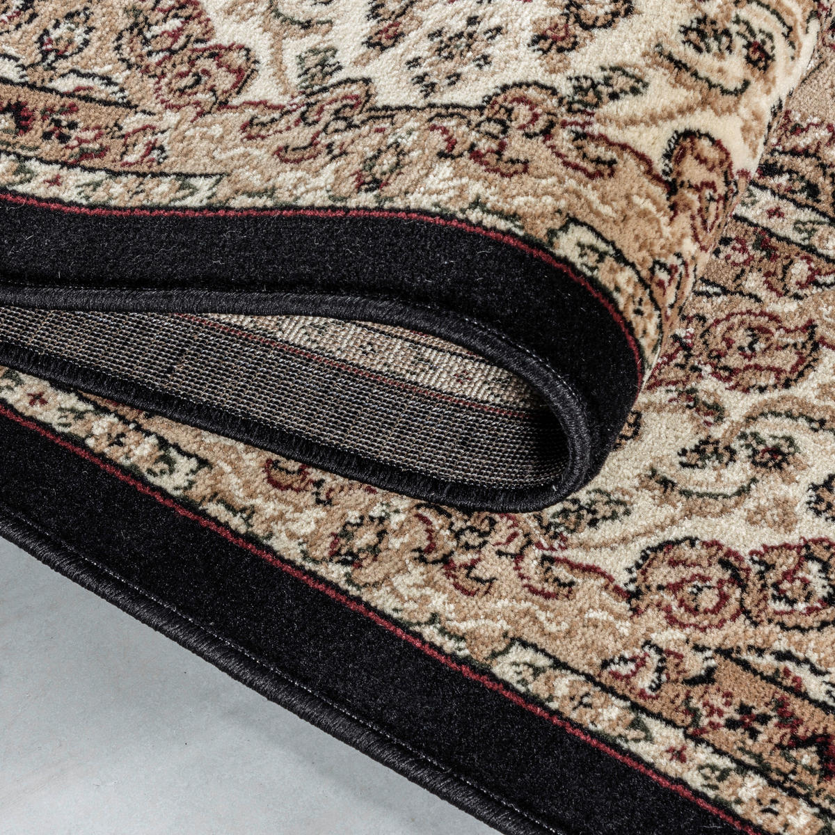 Ayyildiz Teppich KASHMIR schwarz B/L: ca. 120x170 cm KASHMIR - schwarz (120,00/170,00cm) - Ayyildiz