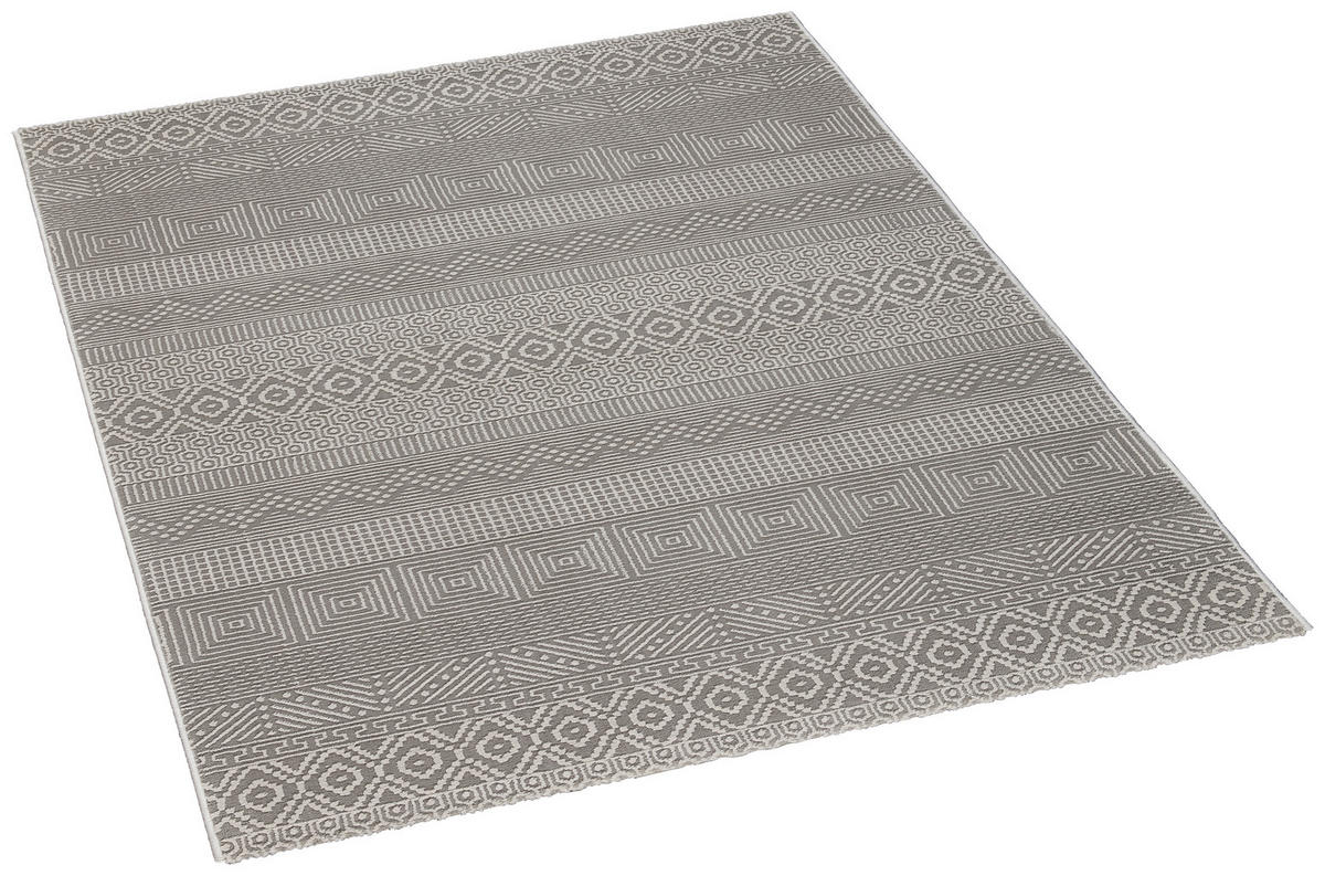 Webteppich Leonie grau B/L: ca. 160x230 cm Leonie - grau (160,00/230,00cm)