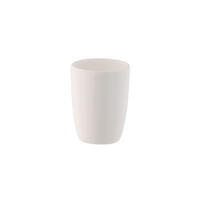 Zahnputzbecher weiß Keramik B/H/L/D: ca. 7,5x10x7,5x9 cm Zahnputzbecher_Pisa weiß - weiß (7,50/7,50/10,00cm) - Axentia