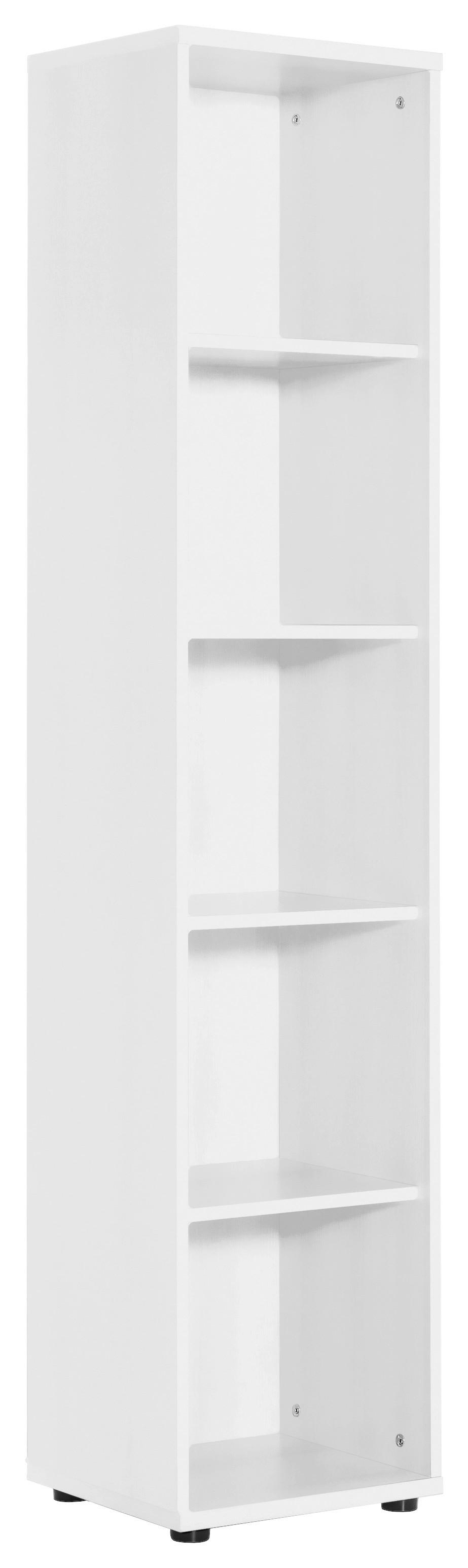 Regal Serie 200 perlweiß B/H/T: ca. 39,3x182,4x34,5 cm Serie 200 - perlweiß (39,30/182,40/34,50cm) - Möbelpartner