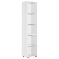 Regal Serie 200 perlweiß B/H/T: ca. 39,3x182,4x34,5 cm Serie 200 - perlweiß (39,30/182,40/34,50cm) - Möbelpartner