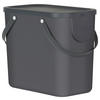 Rotho Abfalleimer anthrazit B/H/L: ca. 23,5x34x40 cm Abfalleimer_Albula 25l - anthrazit (40,00/23,50/34,00cm) - Rotho