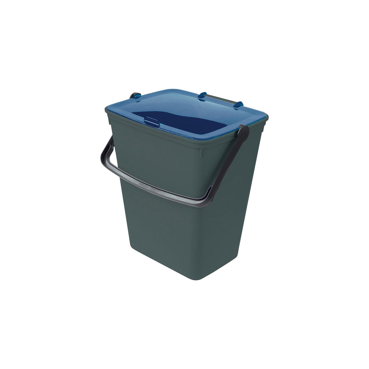 Eco-Logico Abfalltrennbehälter 4er Set mehrfarbig B/H/L: ca. 26,5x41x30,5 cm Abfalltrennbehälter_4xca.14l - mehrfarbig/grau (30,50/26,50/41,00cm) - Eco-Logico