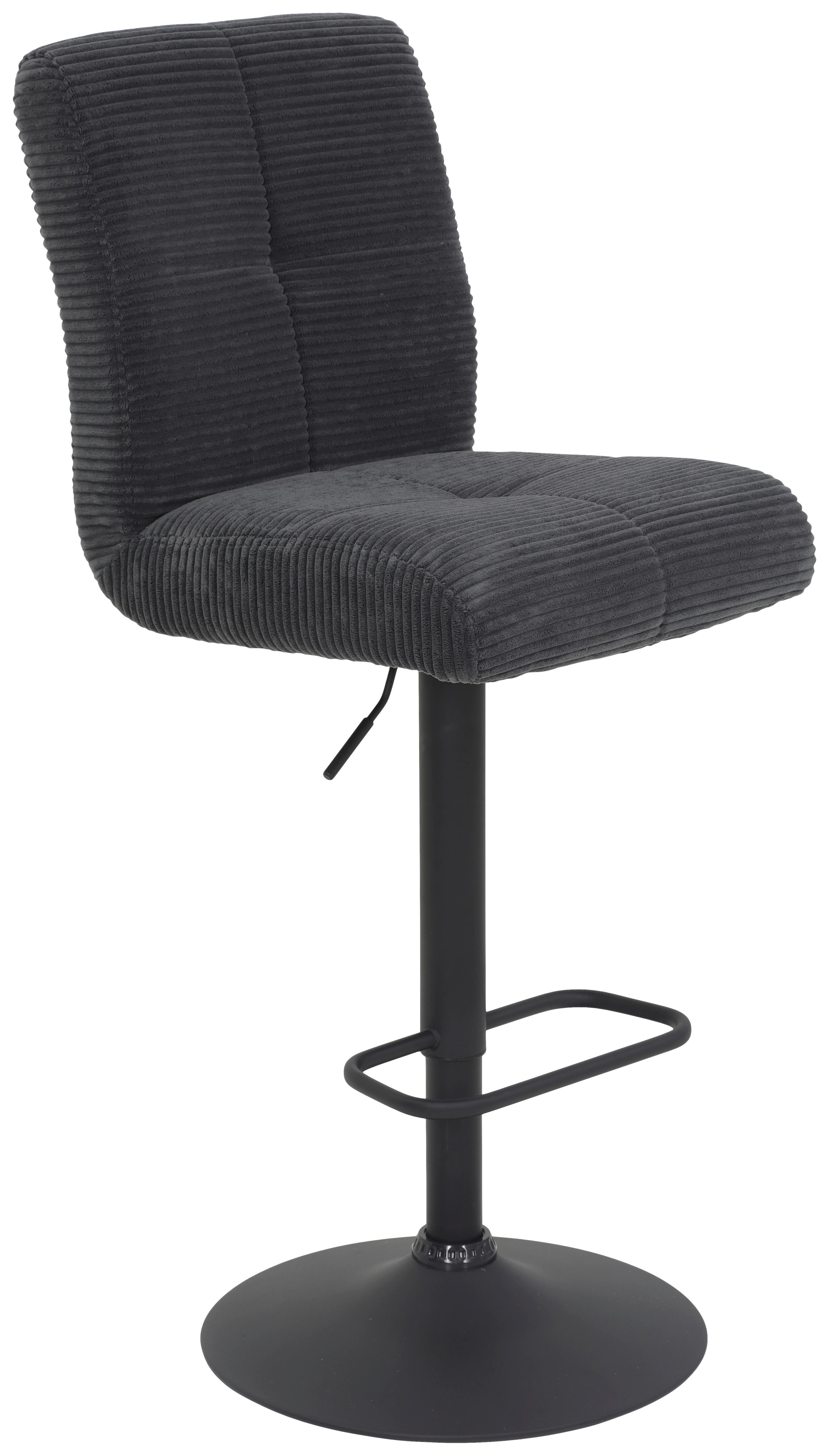 Barhocker Leni I, 2er-Set anthrazit B/H/T: ca. 44x124x57 cm Leni I, 2er-Set - anthrazit (44,00/124,00/57,00cm) - Hela