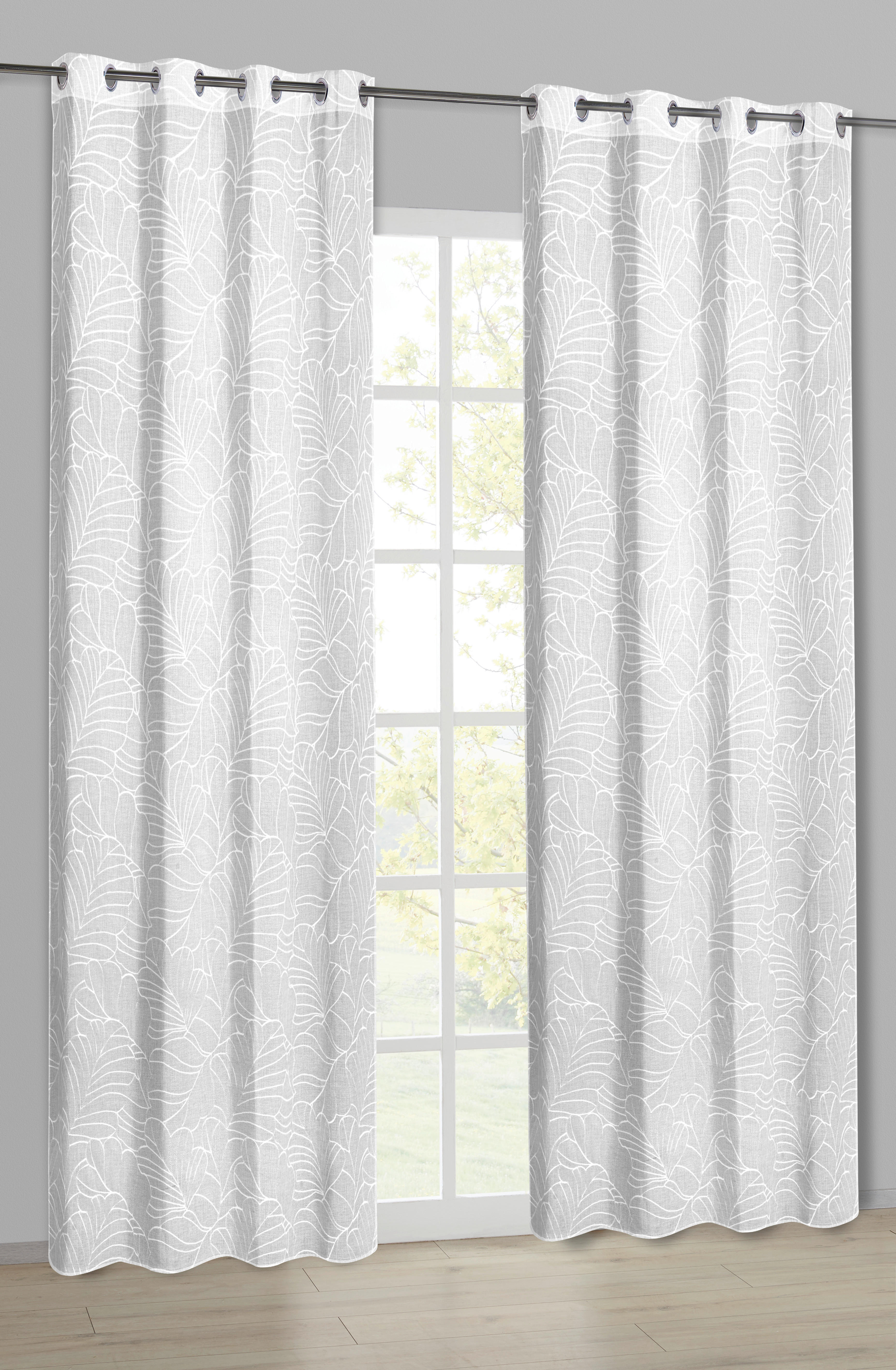 Ösenvorhang Sabrina weiß B/L: ca. 135x245 cm Sabrina - weiß (135,00/245,00cm)
