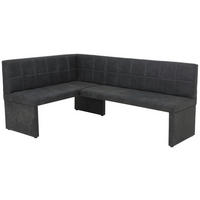 Eckbank Melanie anthrazit Vintage Optik B/H/T: ca. 140x90x200 cm Melanie - anthrazit (140,00/90,00/200,00cm)