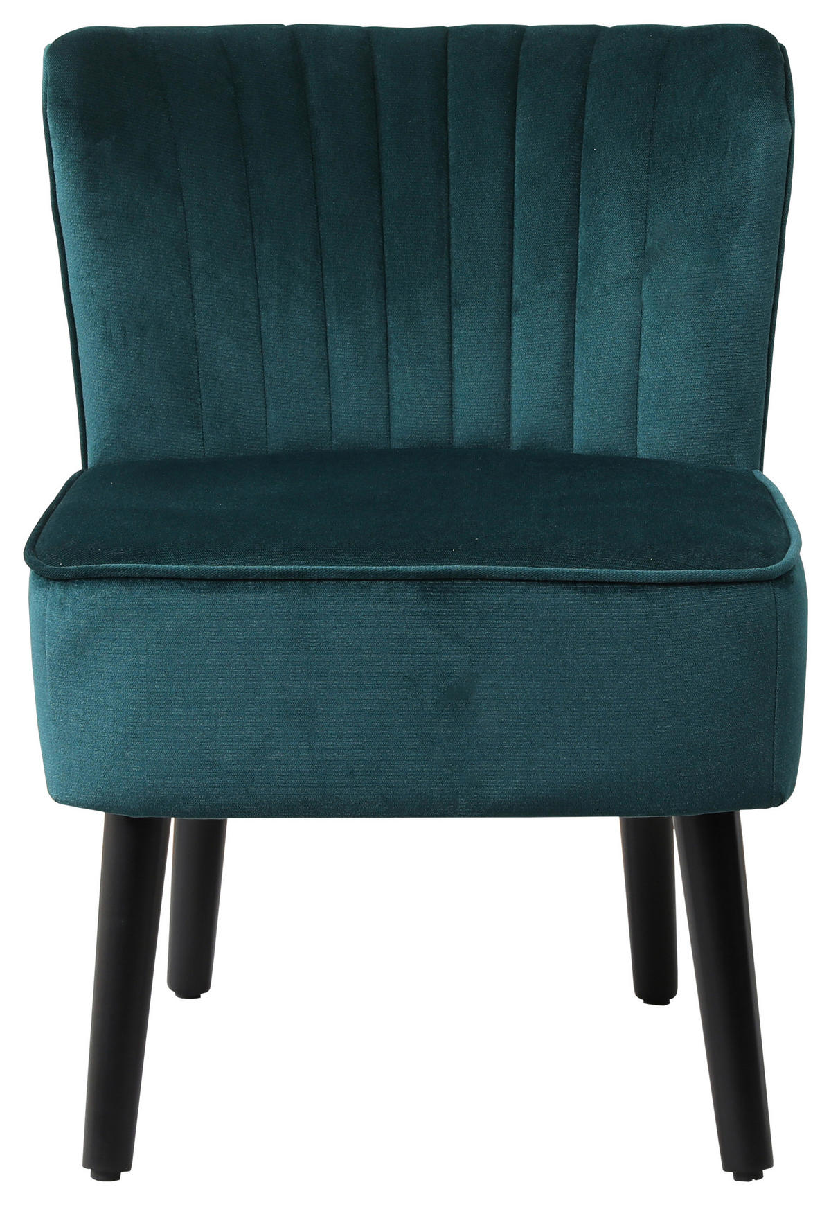 Sessel Emily grün Microfaser B/H/T: ca. 57x76x72 cm Emily - schwarz/grün (57,00/76,00/72,00cm)