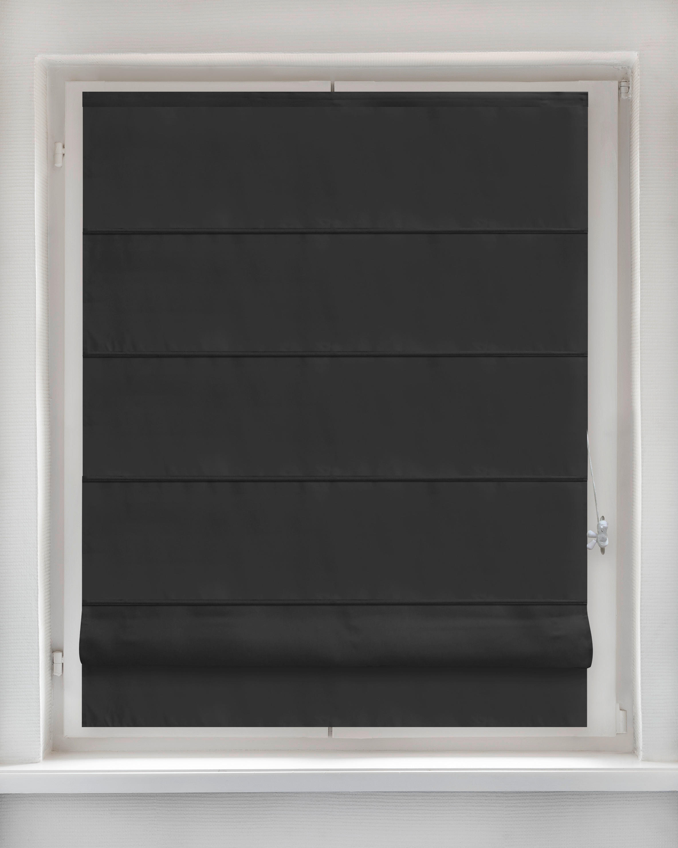 Raffrollo Pacific anthrazit B/L: ca. 60x180 cm