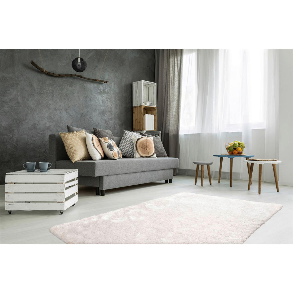 Thumbnail - Kayoom Hochflorteppich Diamond 725 puderrosa B/H/L: ca. 200x4x290 cm