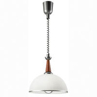 Lamkur Deckenleuchte silber Glas B/H/L: ca. 64x30x64 cm E27 1 Brennstellen CHIARA - silber (64,00/64,00/30,00cm) - Lamkur