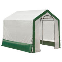 ShelterLogic Foliengewächshaus B/H/T: ca. 180x200x240 cm Foliengewächshaus - weiß/grün (180,00/200,00/240,00cm) - ShelterLogic
