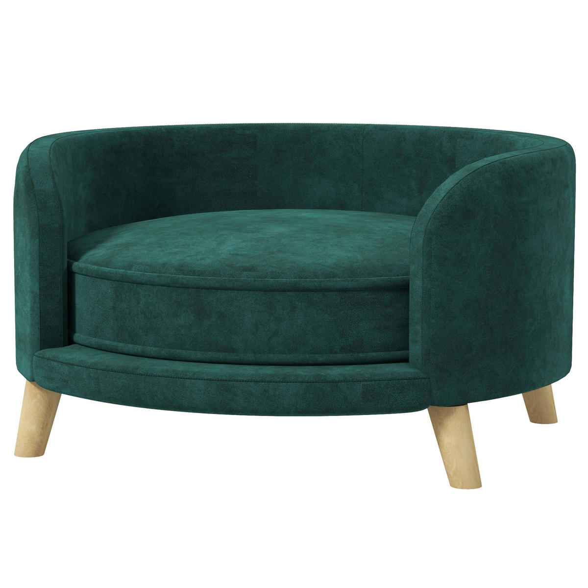 PawHut Hunde-Zubehör grün Polypropylen B/H/L: ca. 68x68x35 cm Hundebett - grün (35,00/68,00/68,00cm) - PawHut