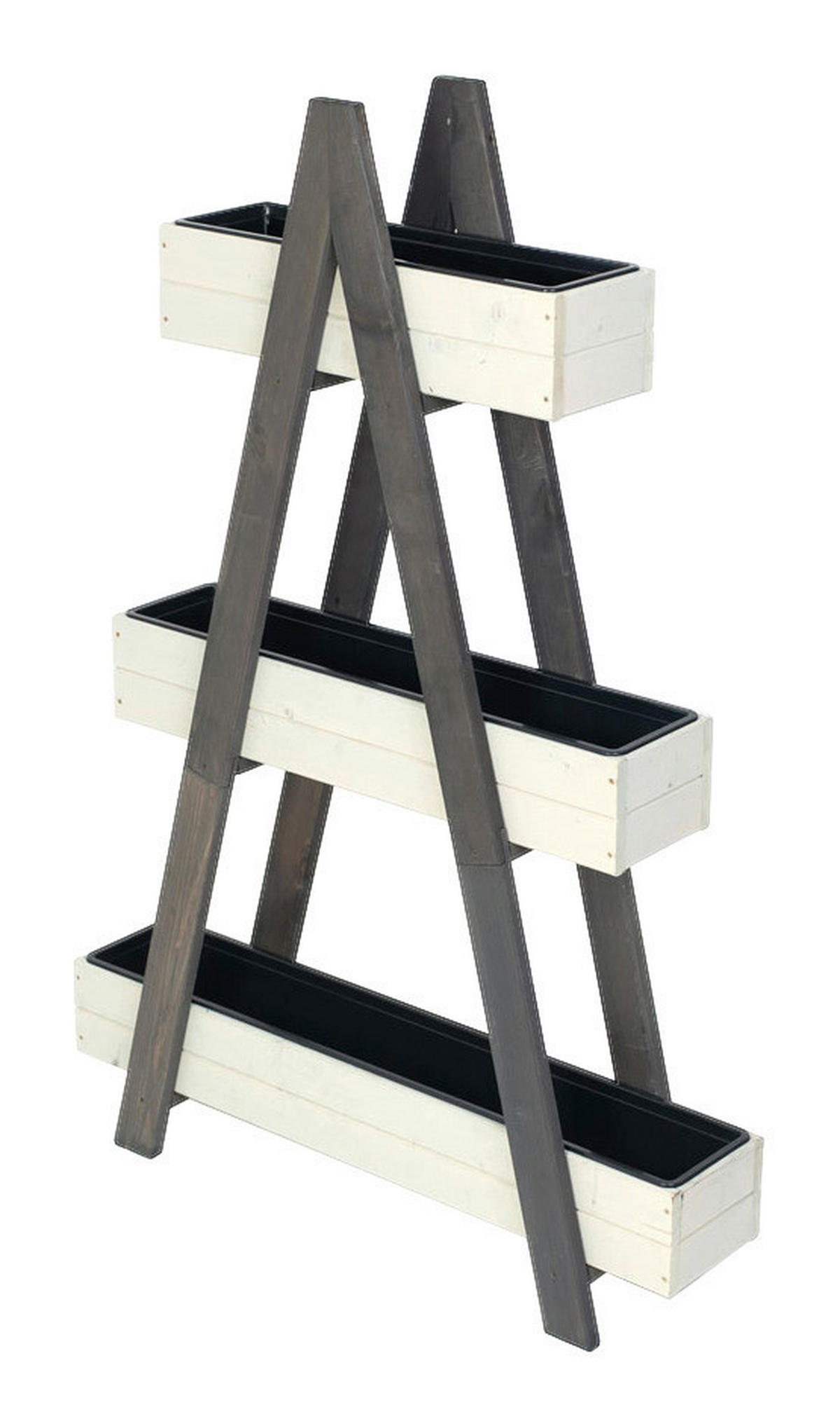 Westmann Hochbeet Ella grau Holz B/H/L: ca. 25x147x101 cm Ella - grau (101,00/25,00/147,00cm) - Westmann