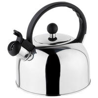 HI Flötenkessel silber Edelstahl Flötenkessel 2,5l - silber - HI