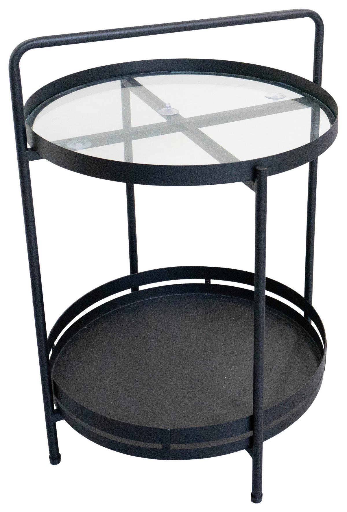 Beistelltisch Sabine schwarz H/D: ca. 60x40 cm Sabine - schwarz (40,00/60,00cm)