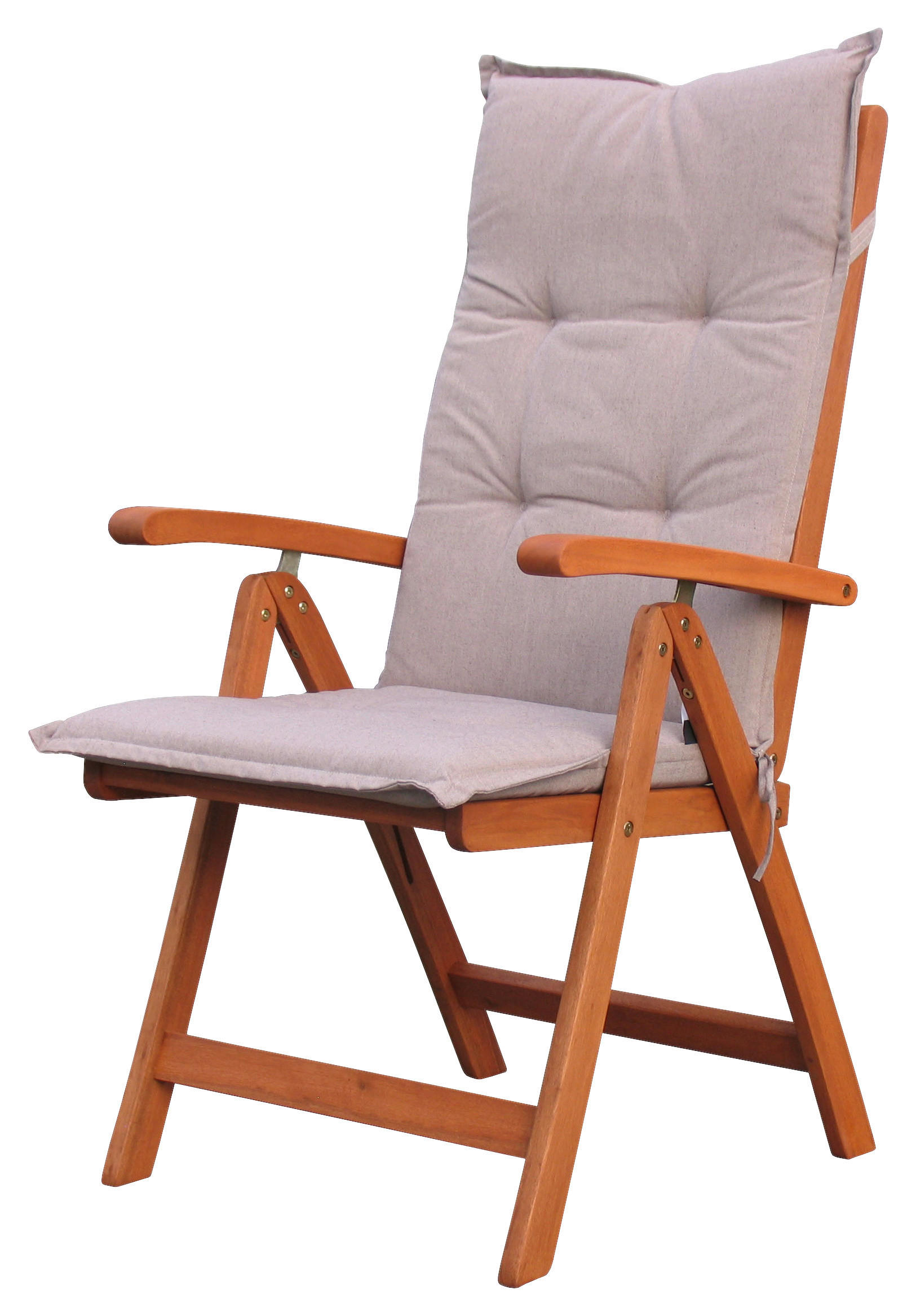 Grasekamp Auflage für Hochlehner sand Polyester-Mischgewebe B/H/L: ca. 53x6x120 cm Auflage_Hochlehner - sand (120,00/53,00/6,00cm) - Grasekamp