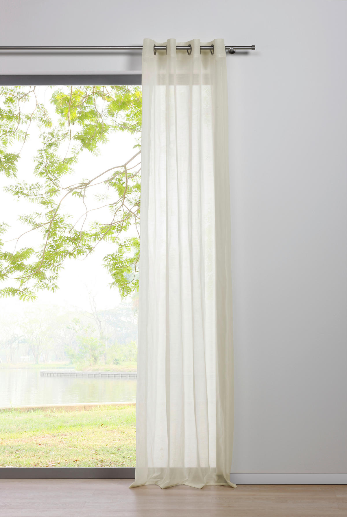Ösenvorhang 2er Pack Pure ecru B/L: ca. 135x300 cm Pure - ecru (135,00/300,00cm)