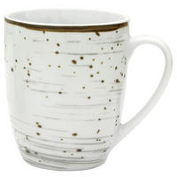 Kaffeebecher grau Porzellan Kaffeebecher_Pur - grau