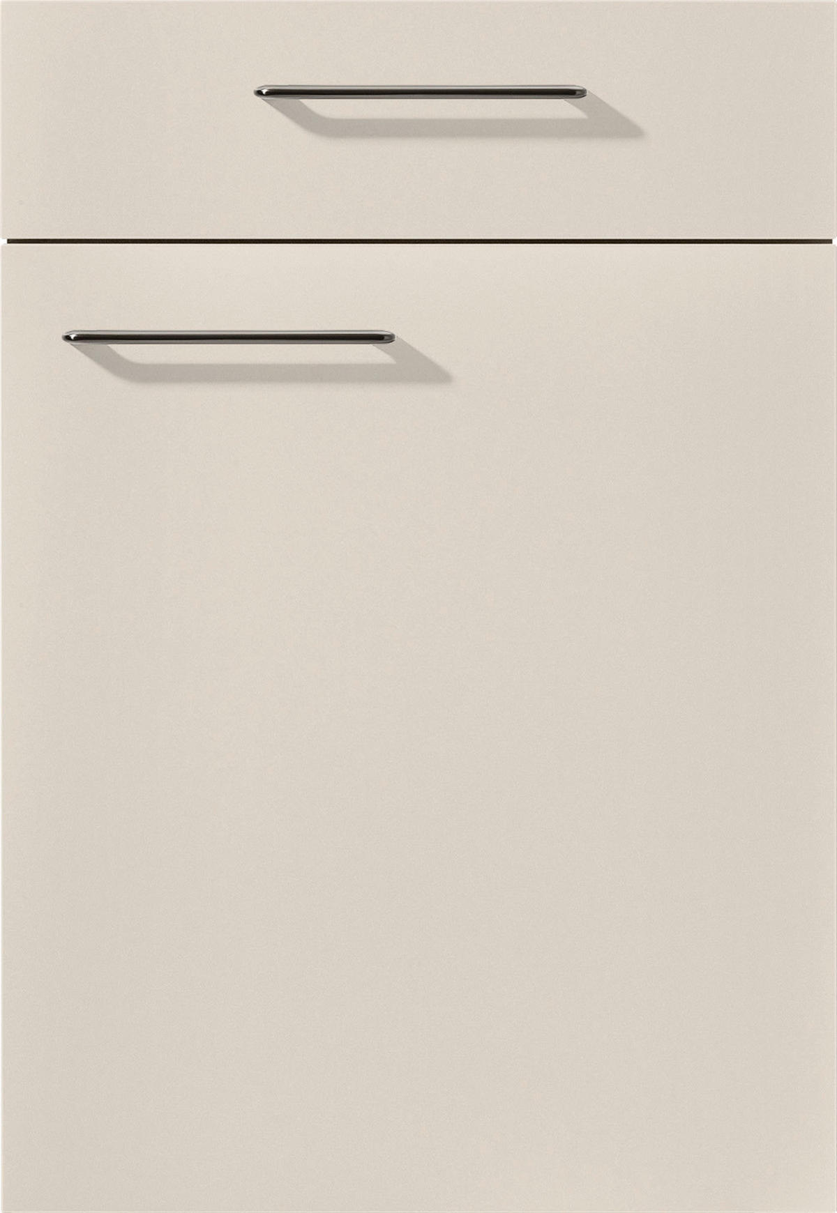 nobilia Doppelblock Easytouch Grafitschwarz Lacklaminat B/T: ca. 260x60 cm Easytouch - Eiche/schwarz (260,00/60,00cm) - nobilia