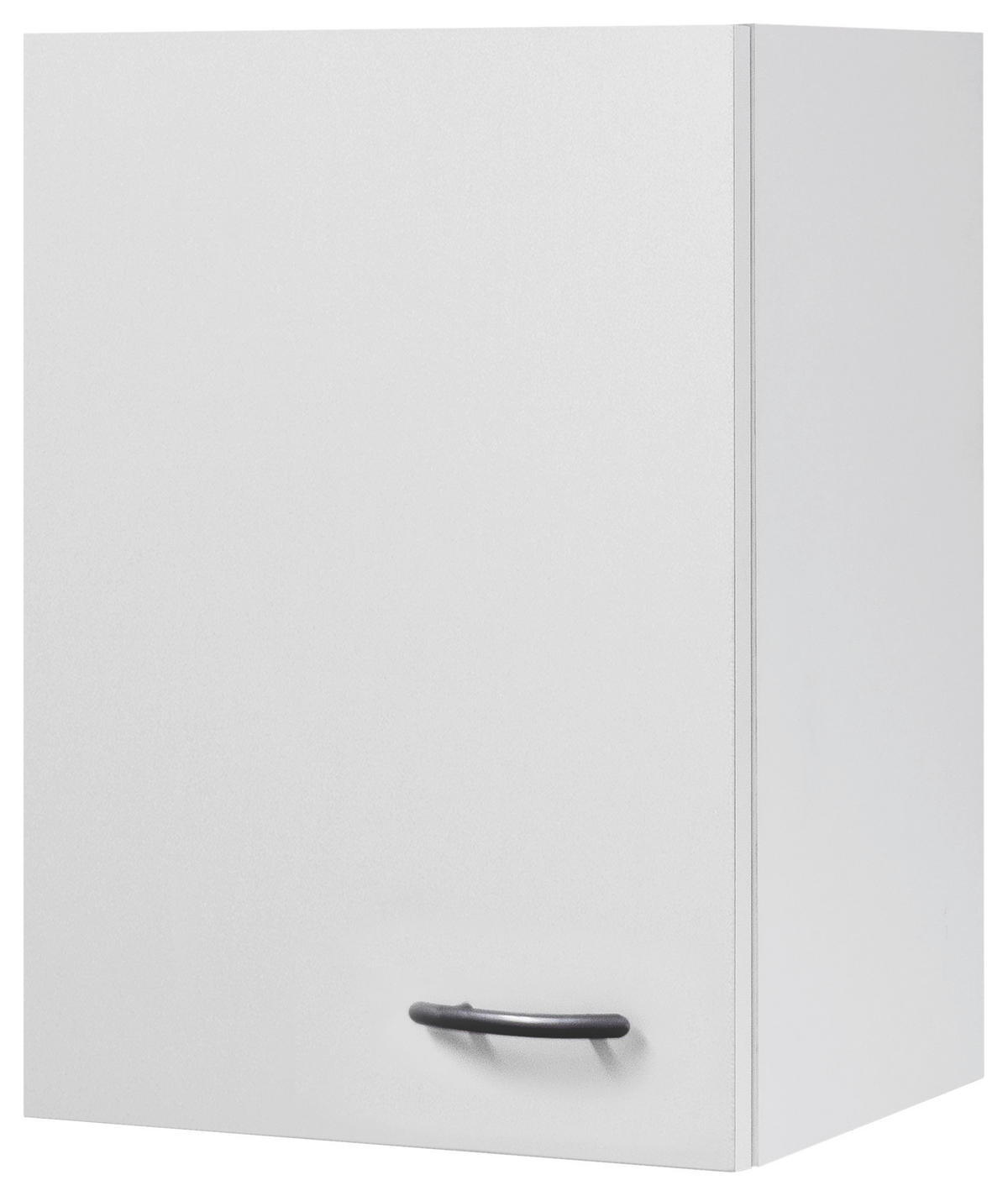 Flex-Well Hängeschrank Wito weiß B/H/T: ca. 40x54,8x32 cm Wito - weiß/Edelstahl (40,00/54,80/32,00cm) - Flex-Well