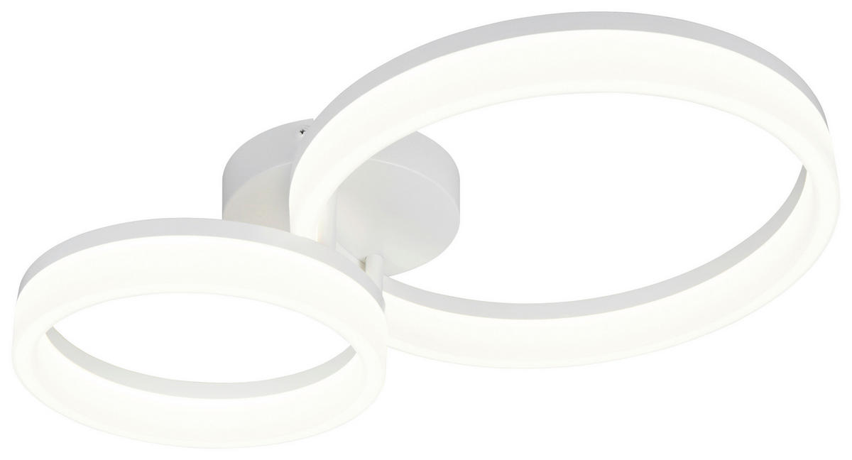 Reality Leuchten LED-Deckenleuchte weiß Metall Kunststoff B/L: ca. 33x51 cm LED-Deckenleuchte_Scope - weiß (33,00/51,00cm) - Reality Leuchten