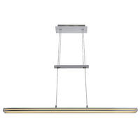Näve Leuchten LED-Pendelleuchte silber Metall Kunststoff B/H/T: ca. 103x160x8 cm BAKU - silber (103,00/160,00/8,00cm) - Näve Leuchten