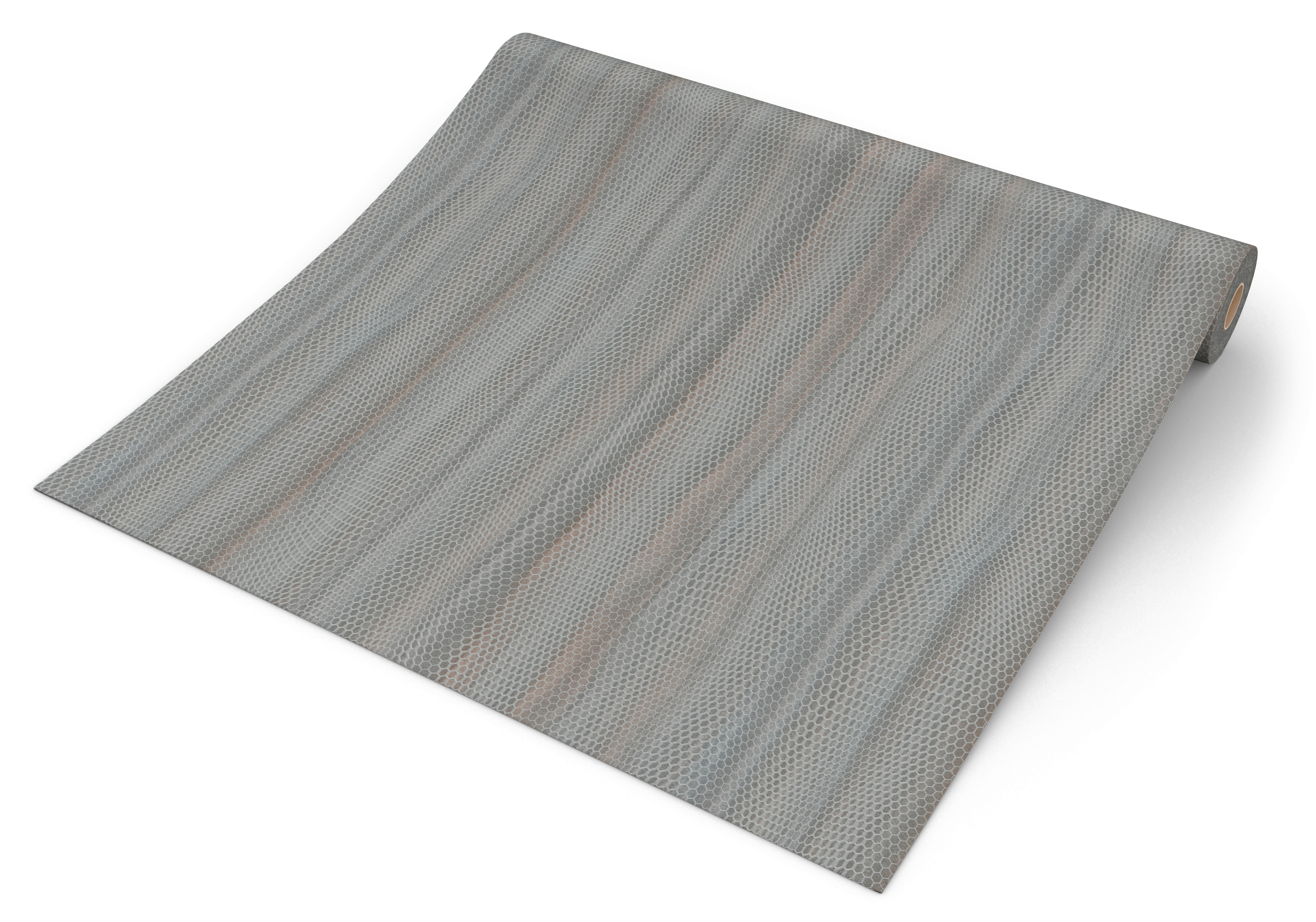 Erismann Vliestapete Grafik grau silber B/L: ca. 53x1005 cm