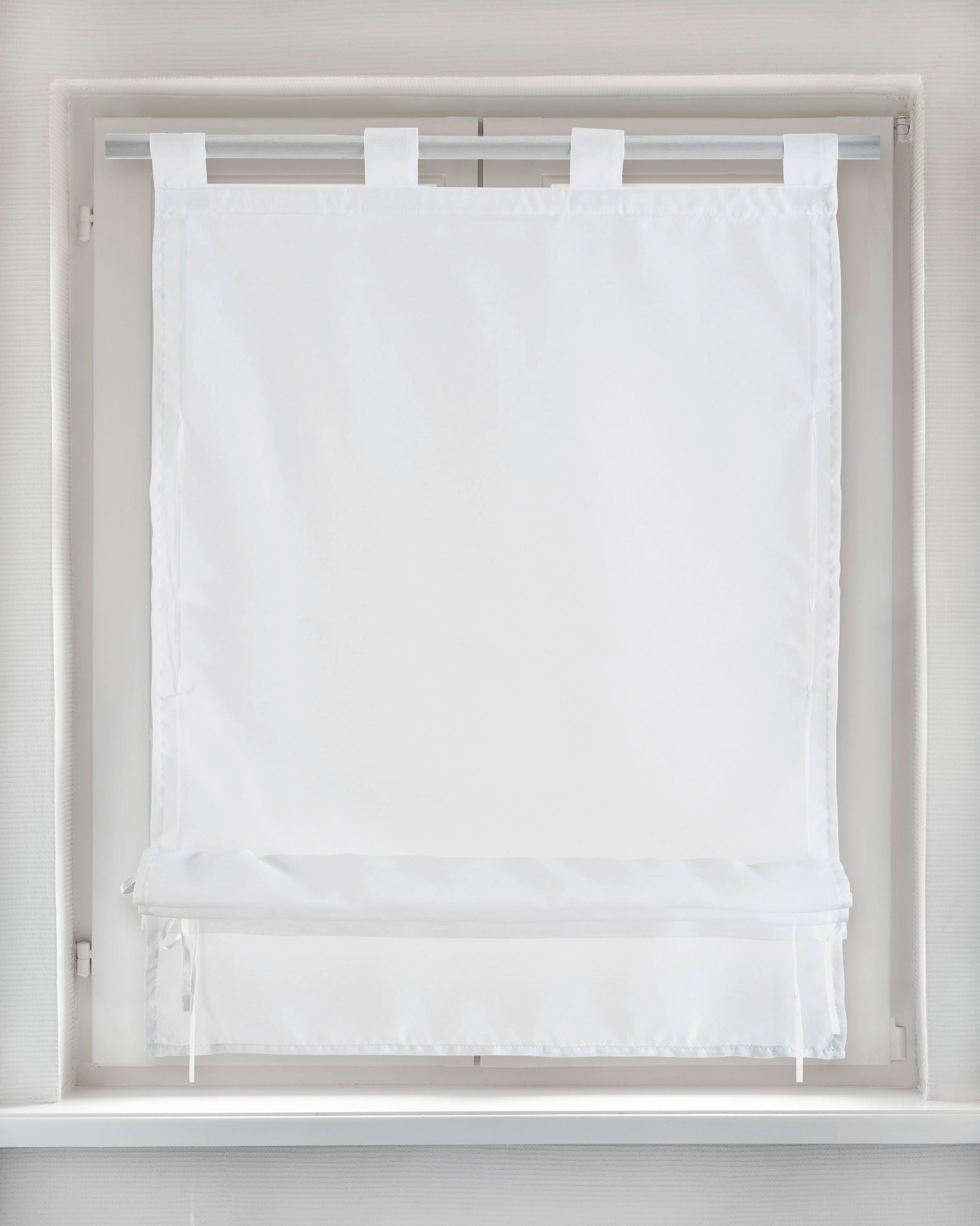 Bändchenrollo Nouveau weiß B/L: ca. 60x140 cm Nouveau - weiß (60,00/140,00cm) - POCOline