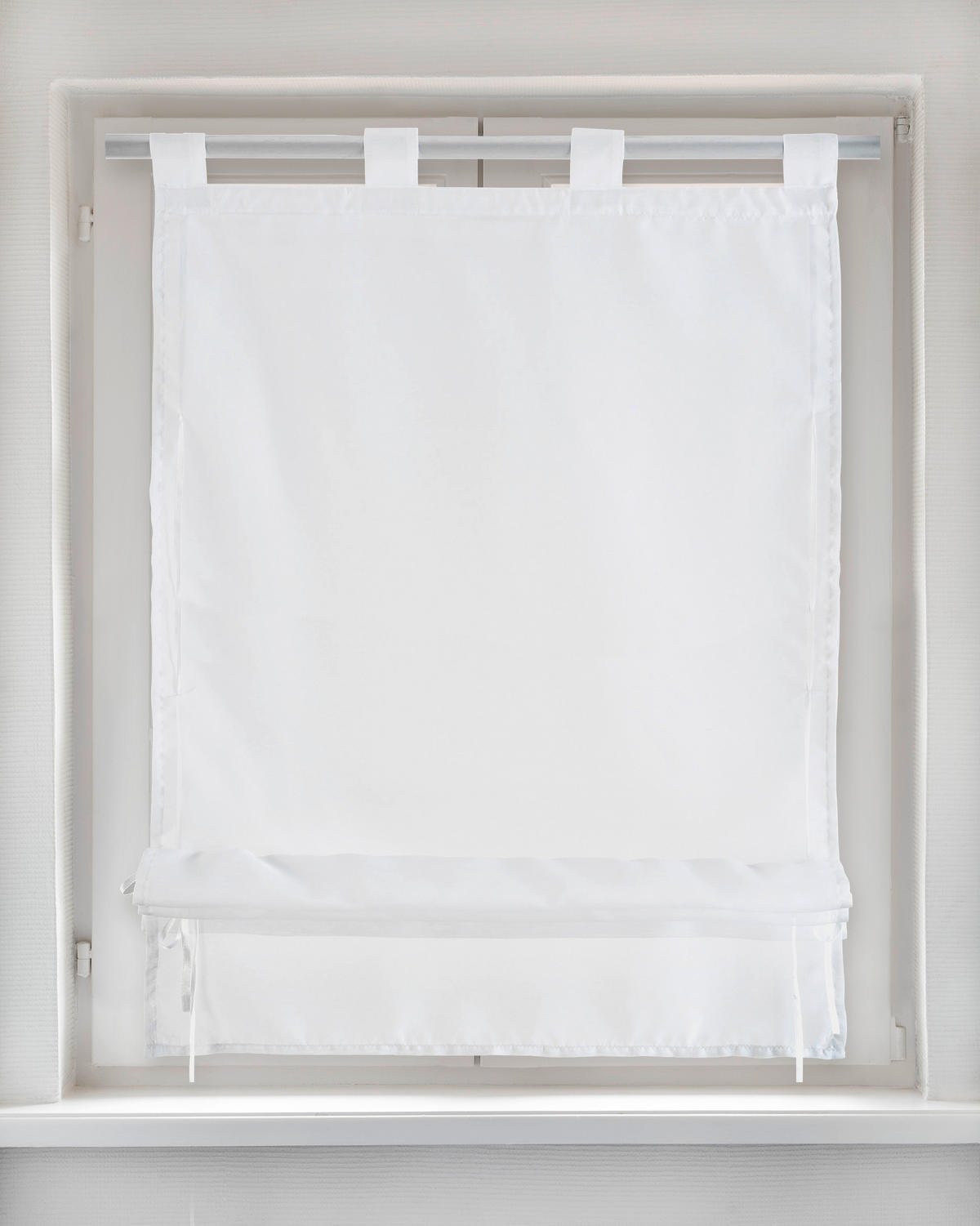 Bändchenrollo Nouveau weiß B/L: ca. 60x140 cm Nouveau - weiß (60,00/140,00cm) - POCOline