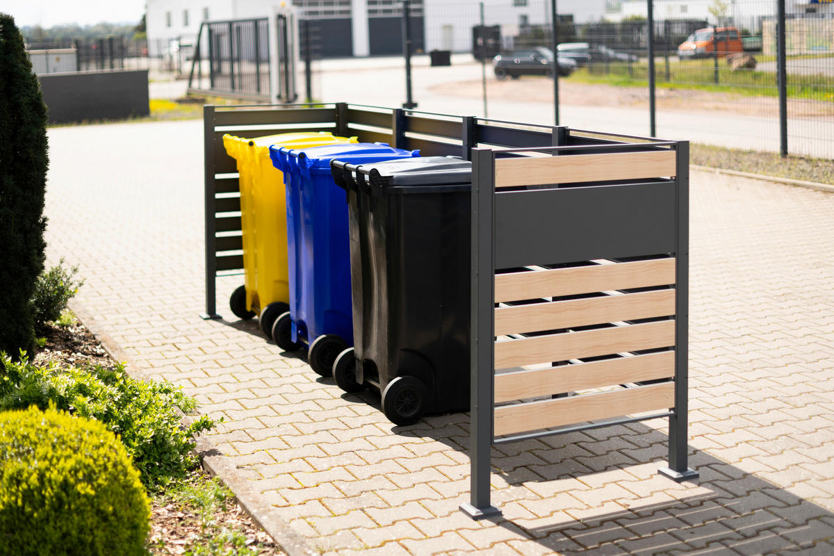 Westmann MülltonnenverkleidungBox Planum Box Planum - natur (90,00/330,00/120,00cm) - Westmann