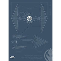 Komar Poster Star Wars Blueprint Sith TIE-Fighte Star Wars B/L: ca. 50x70 cm Star Wars Blueprint Sith TIE-Fighte - (50,00/70,00cm) - Komar