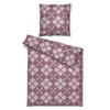 Microfaser Bettwäsche Fleece Bettwäsche_Fleece Karos 135x200cm - mauve (135,00/200,00cm)
