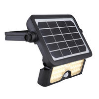 LED-Solarleuchte schwarz Kunststoff B/H: ca. 23,2x3,4 cm SOLAR - schwarz (23,20/3,40cm) - GLOBO