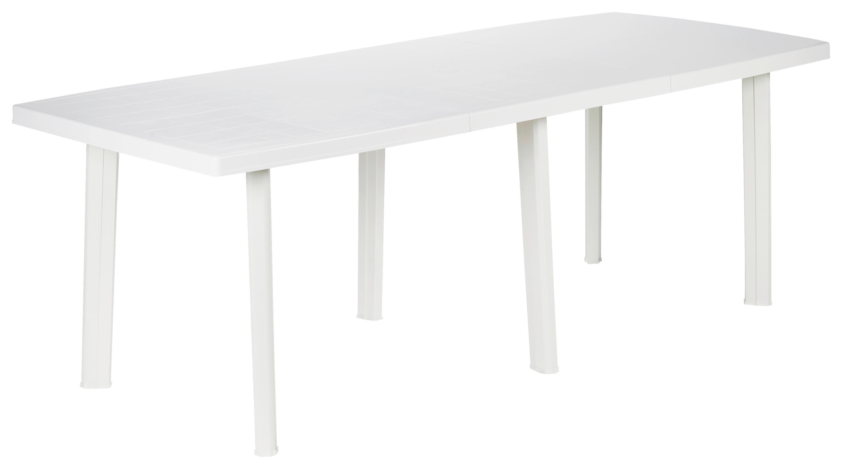 ProGarden Gartentisch TRIO WEIß weiß Polypropylen H/L: ca. 72x216 cm TRIO WEIß - weiß (216,00cm) - ProGarden