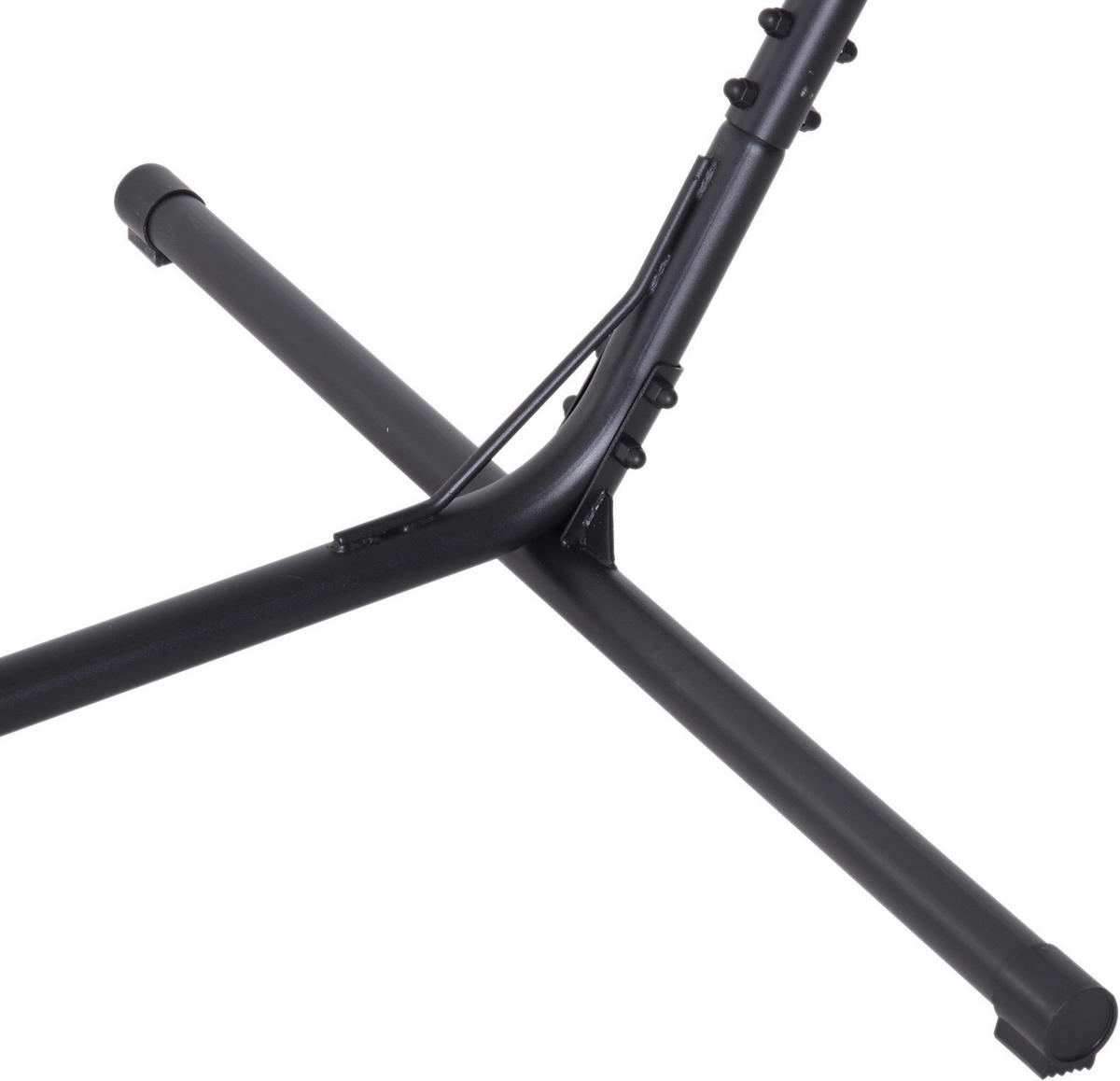 Outsunny Hängemattengestell schwarz Metall B/H/L: ca. 108x120x380 cm Hängemattengestell - schwarz (380,00/108,00/120,00cm) - Outsunny