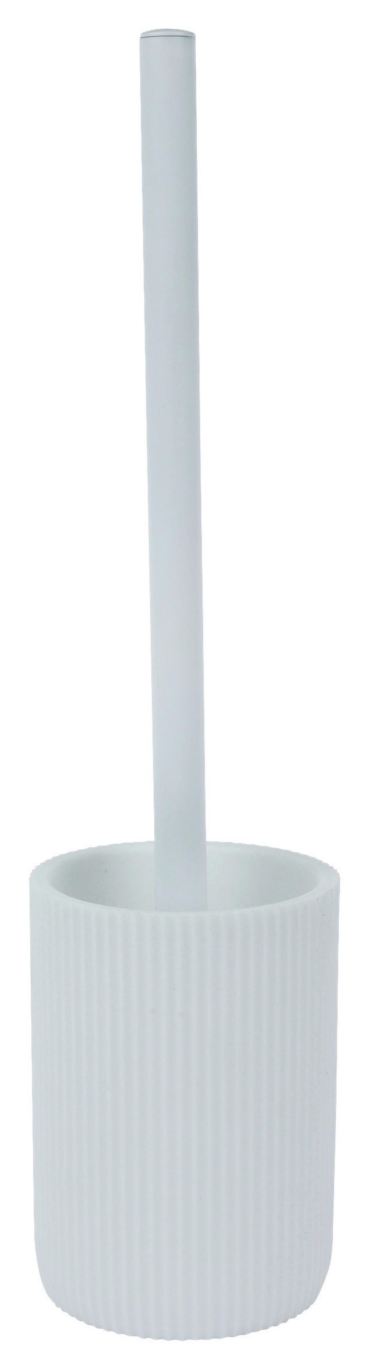 WC-Garnitur weiß Polyresin WC-Garnitur_Samos weiß - weiß (9,50/37,50cm)