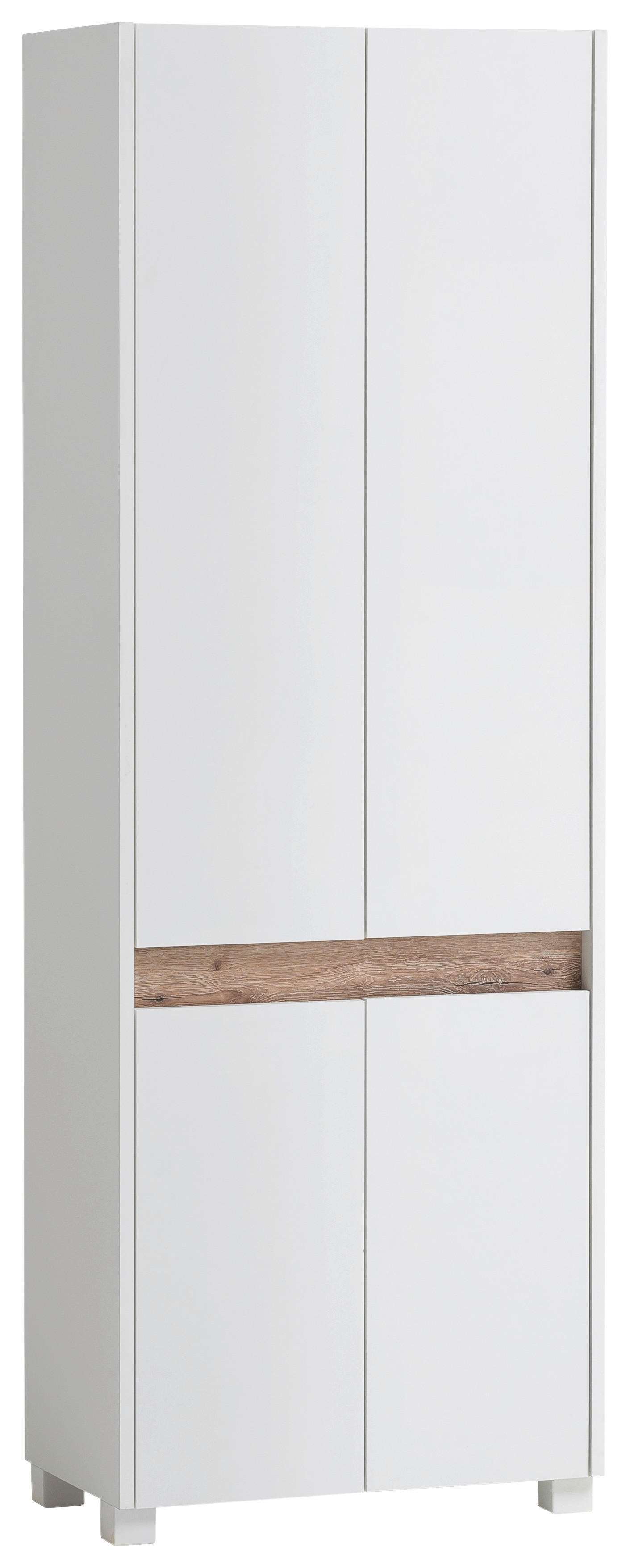 Schuhschrank Cosmo perlweiß Optik B/H/T: ca. 56,9x164,5x33 cm Cosmo - (56,90/164,50/33,00cm) - Möbelpartner
