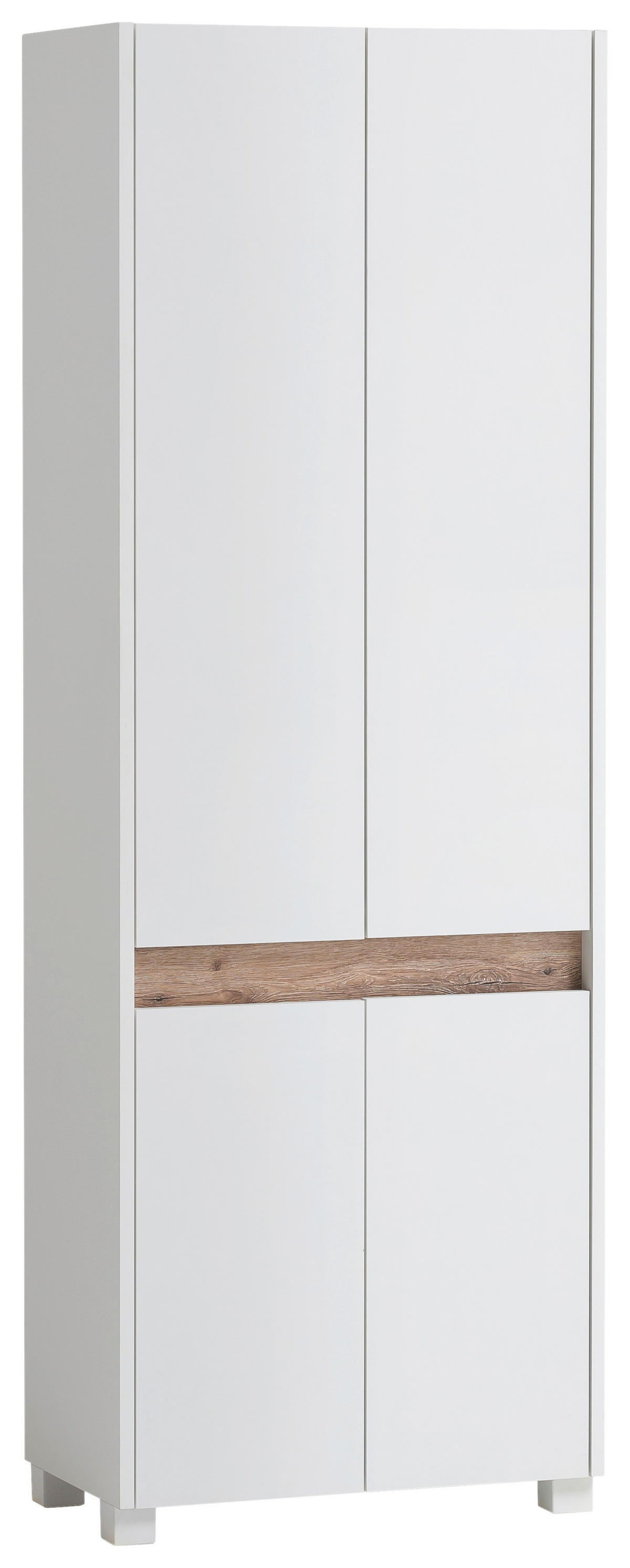 Schuhschrank Cosmo perlweiß Optik B/H/T: ca. 56,9x164,5x33 cm Cosmo - (56,90/164,50/33,00cm) - Möbelpartner