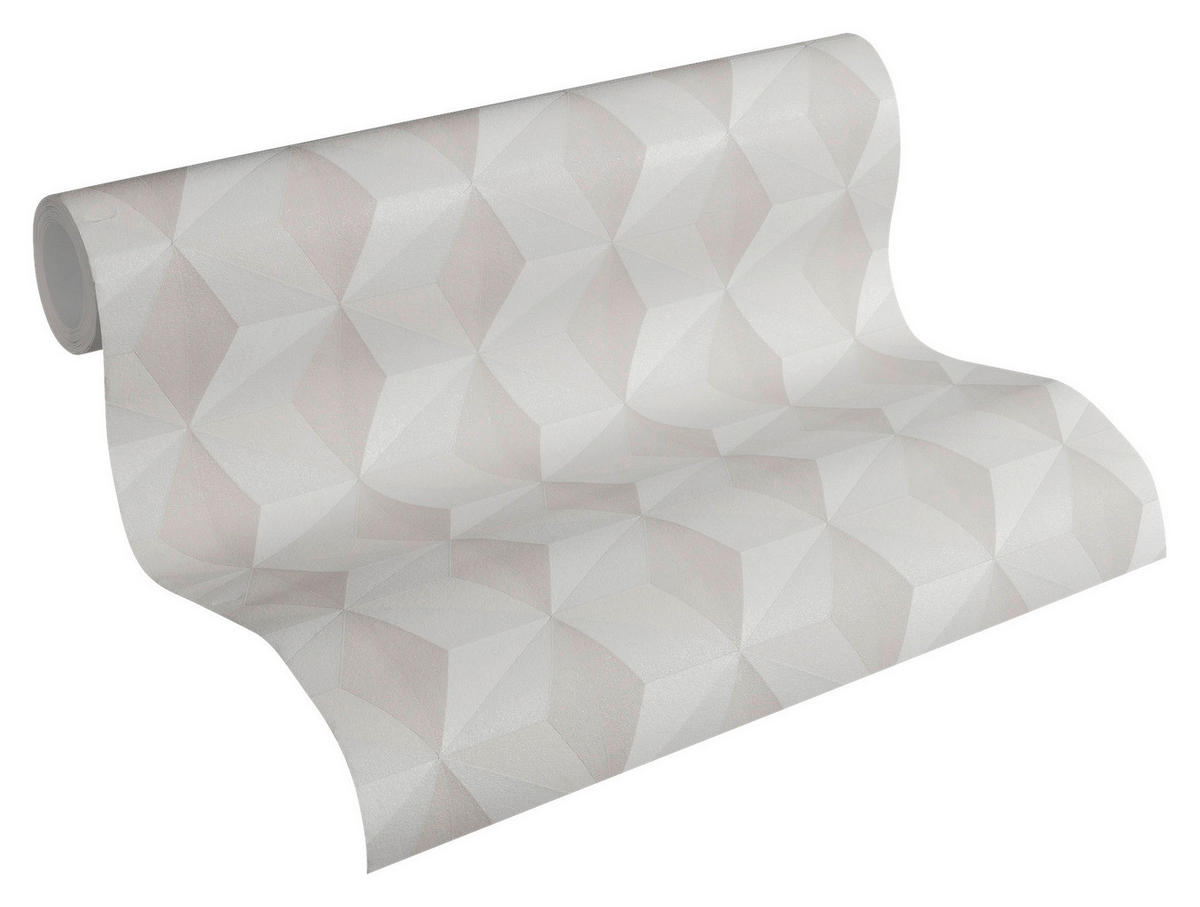 A.S.Creation Vliestapete grau beige B/H/D: ca. 53x1005x8,8 cm Vliestapete - beige/grau (8,80/1005,00cm) - A.S.Creation