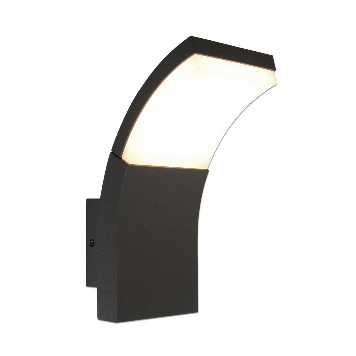 LED-Außenwandleuchte 1226097 schwarz weiß B/H/L: ca. 19,8x13,4x8,4 cm LED Außenwandleuchte "Orbis" - weiß/schwarz (8,40/19,80/13,40cm) - Näve Leuchten