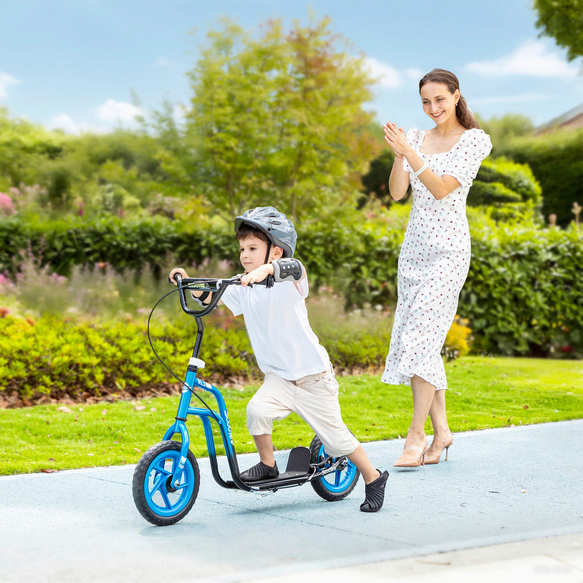 AIYAPLAY Kinder Kickscooter blau B/H/L: ca. 50x88x115 cm Kinder_Kickscooter - blau (115,00/50,00/88,00cm) - AIYAPLAY
