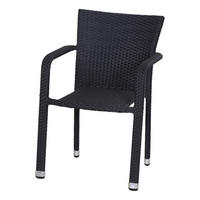 Gardamo Stapelsessel MINAS schwarz Aluminium MINAS - schwarz - Gardamo