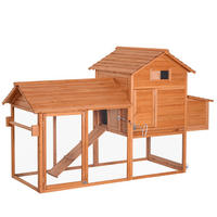 PawHut Hühnerstall Hühnerstall - (213,00/91,00/122,00cm) - PawHut