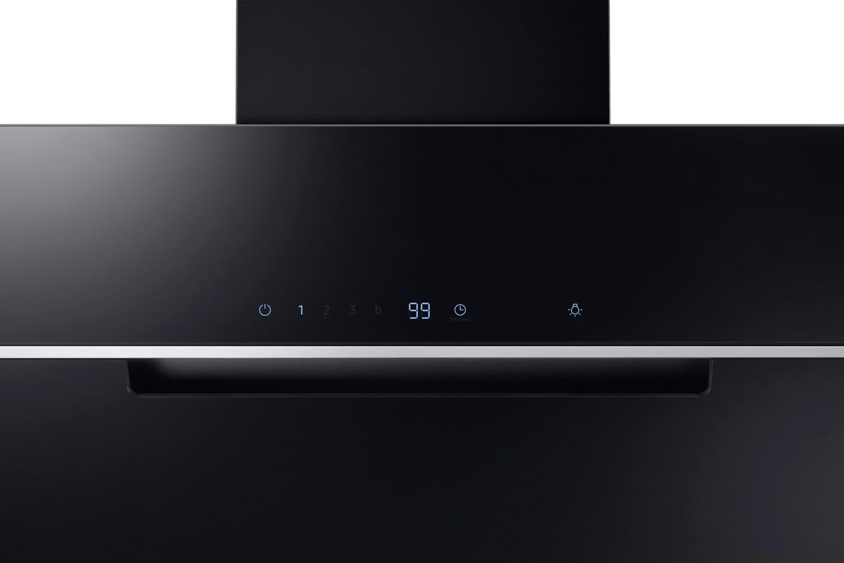 Samsung Dunstabzugshaube NK24M7070VB/UR schwarz Glas B/H: ca. 60x104 cm NK24M7070VB/UR - schwarz (60,00/104,00cm) - Samsung