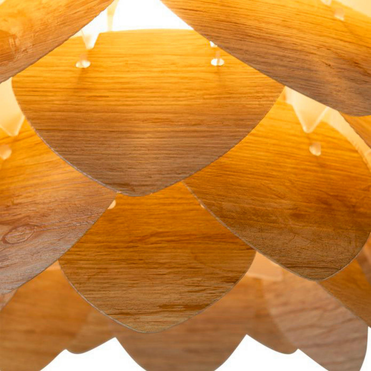 Näve Leuchten Pendelleuchte Foglia orange braun H/D: ca. 125x39 cm E27 1 Brennstellen Foglia - orange/braun (39,00/125,00cm) - Näve Leuchten